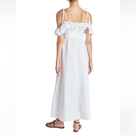 Giambattista Valli Maharani Satin & Faux Pearl Flat Sandals - Picture 13 of 15